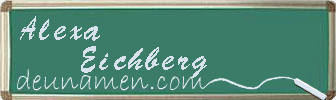 Alexa Eichberg Visitenkarte